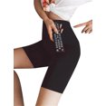 thumbnail image 3 of ZAXARRA Shorts de Sport Taille Haute pour Femmes Noir Ajusté Extensible Short,S-TG, 3 of 8