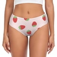 thumbnail image 1 of Fotbe Strawberry Calzones Estampados para Mujer – Ropa Interior de Algodón, Cómoda, Suave y Elástica-X-Large, 1 of 6