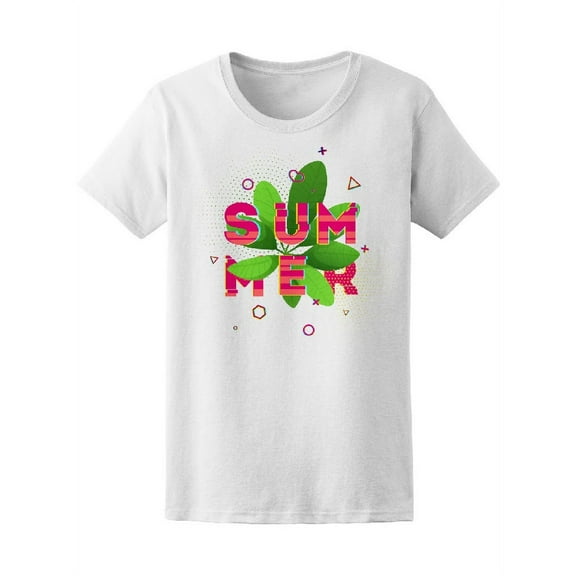 Summer, Leaves Around T-Shirt Women -Image by Shutterstock, Female XX-Large