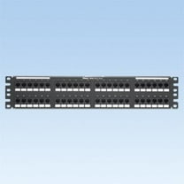 Panduit Patch Panel,Cat 6,Rack Mt,48 Port DP48688TGY
