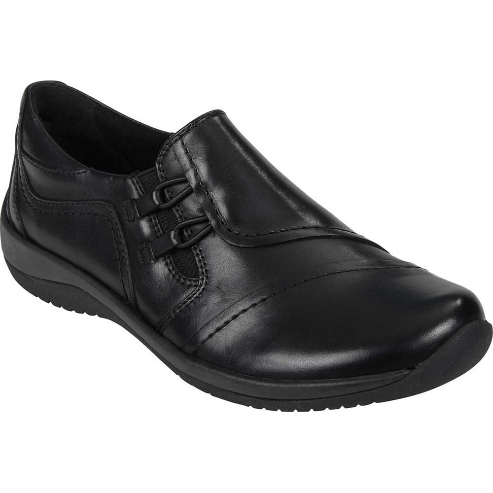 Women's Earth Hawk SlipOn Black Soft Calf 8 M