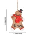 thumbnail image 2 of Gingerman Decoración Navideña Gingerman Adornos De Árbol De Navidad Gingerman Para La Decoración Del Festival De Temporada De Vacaciones 4 Uds Noticed HA038043-00, 2 of 6