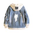 thumbnail image 2 of Trendy Billie Eilish Peripheral Hoodies, Spring And Autumn Men's Hoodies, Fake Two Coats, 2 of 5