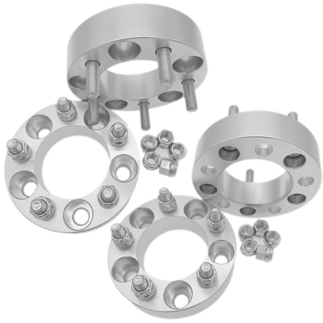 4Pcs 5x4.5 to 5x5 1.25" Adapters 1/2" Wheel Spacers Fit 19872006 Jeep