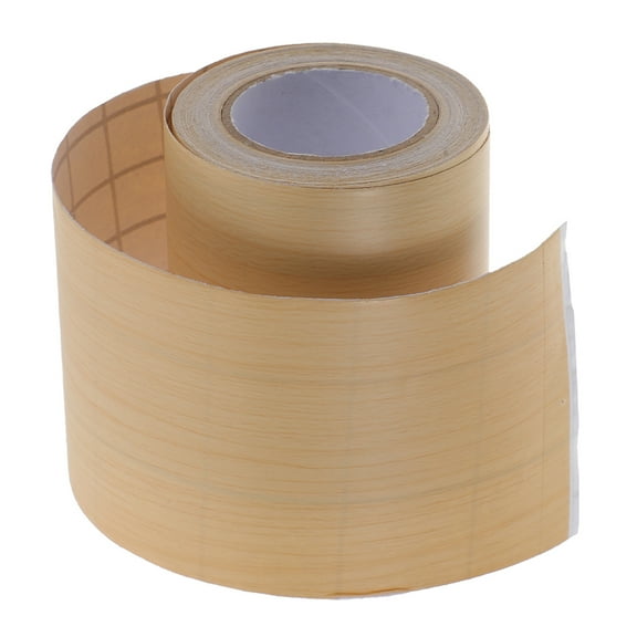 MERRYHAPY 1 Roll Wall Moulding Trim Light Brown Wall Base Decal with Indoor Decoration