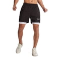 thumbnail image 2 of Men's Active Sweatpants with Inner Layer Athletic Running Shorts 2 in 1 Gym Workout Fitness Phone Pocket Drawstring Shorts, 2 of 8