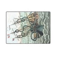 thumbnail image 3 of CADecor Deep Sea Monster Kraken Octopus Throw Blanket Bed Sofa Blanket 58x80 inches, 3 of 3