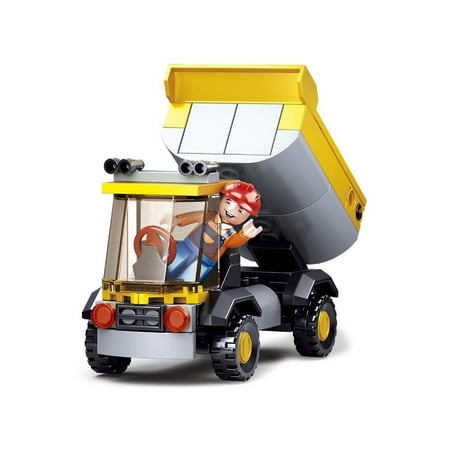 UPC: 0639939930630 | SlubanKids Dump Truck Building Blocks 83 Pcs set Building Toy