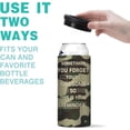 thumbnail image 2 of Inspirational Gifts for Men,"Sometimes You Forget You''re Awesome" Camo Stainless Steel Can Cooler for 12 oz Slim Cans & Bottles¡­, 2 of 5