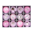 thumbnail image 1 of Cateissary Paquete de 12 bolas de Navidad, decoraciones de ambientes, fiesta, fotografía al aire libre, adornos de fondo, decoración Kits de decoración para fiestas Rosado, 1 of 6