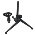 thumbnail image 3 of Mosiee Support de Microphone Réglable Trépied de Bureau Support de Table Clip Support de Microphone Triangle de Bureau pour Conférences, 3 of 9