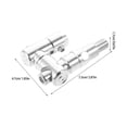 thumbnail image 2 of AURARMLET 2Ud Adaptador Universal De Rosca Para Montaje De Espejo Retrovisor En Motocicletas Plata, 2 of 8