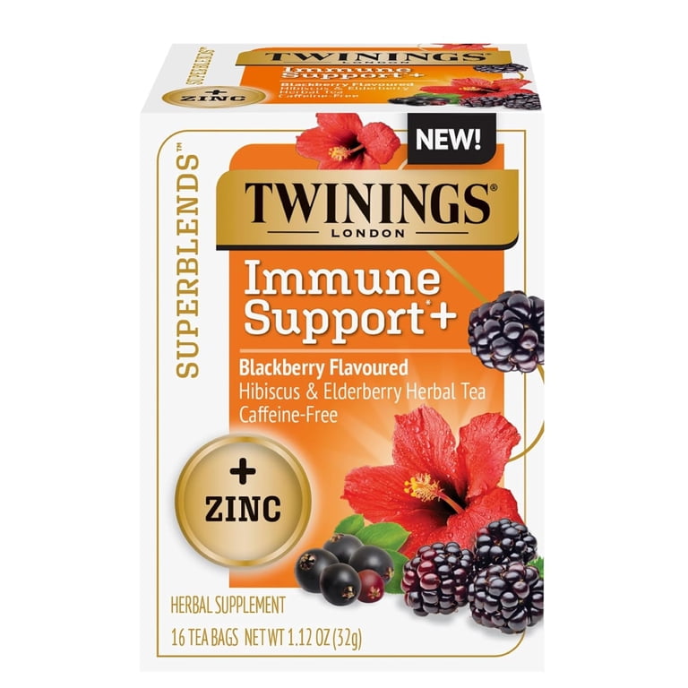 Pack of 6, Twining Tea Superblends® Immune Support+ Zinc