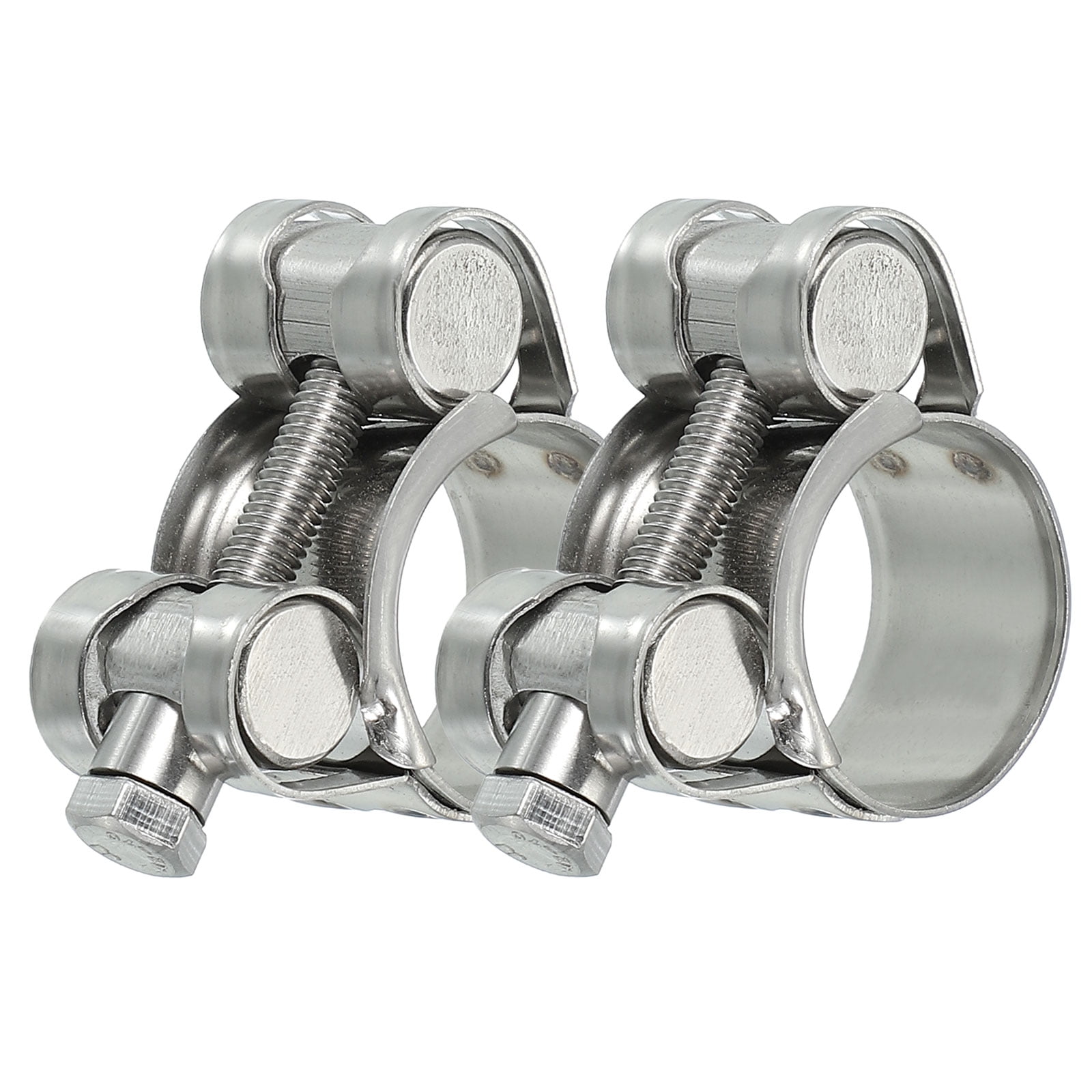 60PCS Stainless Steel Adjustable 8-38mm Range Worm Gear Hose Clamp Fuel Pipe Tube Clip Hardware Spring Water Plumbing I.361337932