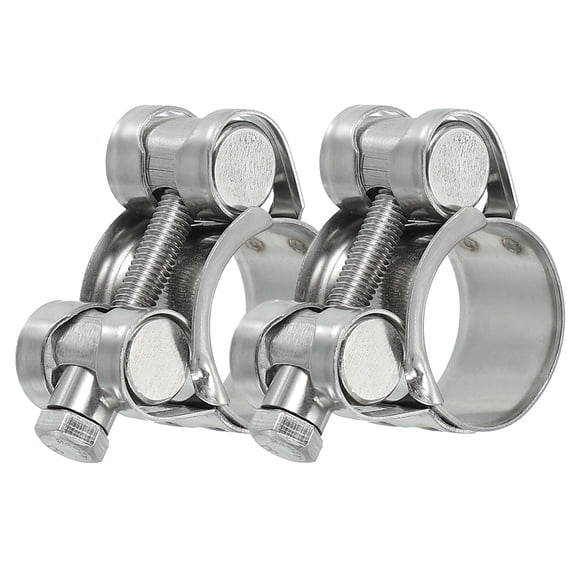 Uxcell T-Bolt Hose Clamp, Intercooler Pipe Tube Clamps, Stainless Steel Radiator Hose Clamp 20-22mm