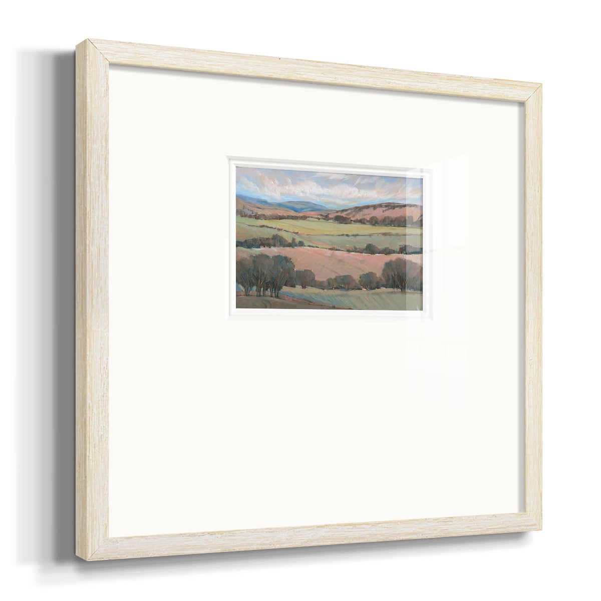 Hilly Countryside IPremium Framed Print