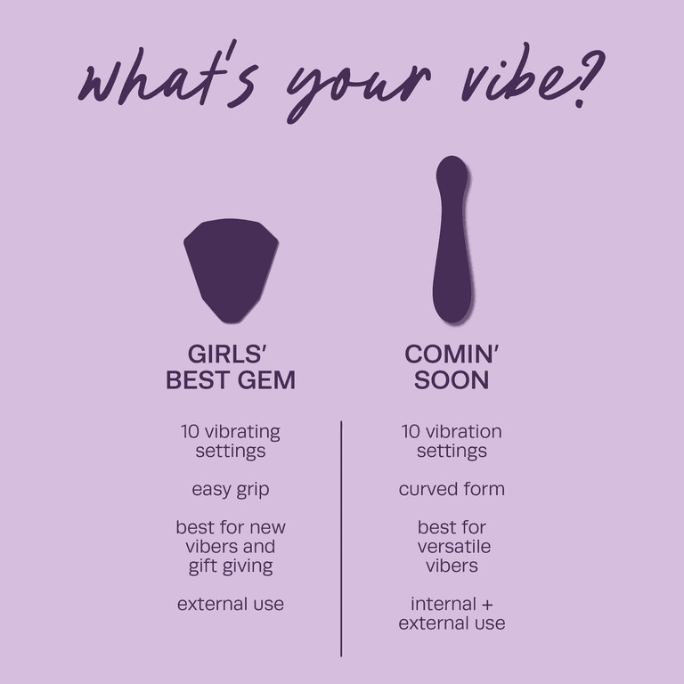 cosmo the best kind of vibrator you're not using yet Cosmopolitan X plusOne 'Rose to the Top' Vibrator with Storage Bag,  Magnetic Charging and USB Cable, Lavender