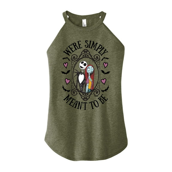 The Nightmare Before Christmas - We're Simply Meant To Be - Juniors High Neck Tank Top