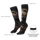 thumbnail image 4 of Balery Gold Pattern Black Skull Calcetines novedosos Calcetines deportivos Calcetines hasta la rodilla Calcetines de algodón Calcetines originales y geniales, 4 of 6
