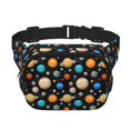 thumbnail image 1 of Easygdp Planets In Deep Space Fanny Packs para Mujeres y Hombres, Bolsa de Cinturón, Bolsos de Cruz para Trabajo/Correr/Senderismo, 1 of 9