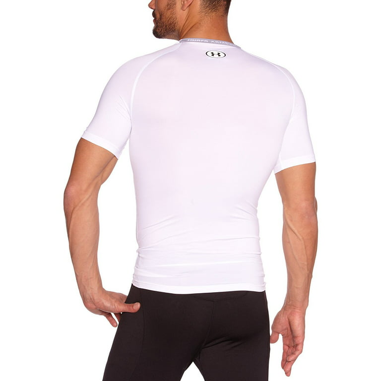 Under Armour HeatGear Compression Muscle Tee White