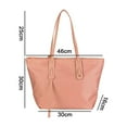 thumbnail image 2 of Women's handbag fashion large capacity spacious bag Ladies cross-body purse fashion handbag top hand satchel - Pale pink, 2 of 5