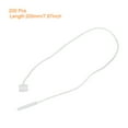 thumbnail image 2 of Unique Bargains Polyester Rope Hang Tag String Snap Lock ,Plastic Tags Ties 200mm/7.87' Length,1mm/0.04' Dia,Pack of 200,Cream, 2 of 5