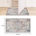 thumbnail image 6 of Bohemian Light Orange Ethnic Pattern Rug Door Mat 30 X 17 Inch Welcome Doormat Indoor Outdoor Entrance Floor Mat Non Slip Spring Summer Decor Rubber Mats, 6 of 6