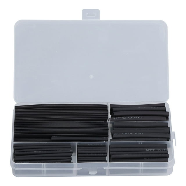 Electrical Wire Wrap Assortment Kit, Sealing Heat Shrink Tubing Kit 2:1 Shrinking Ratio With Storage Box For Daily Maintenance For Cable Bundling
