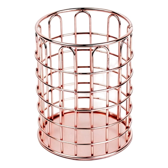 Metal Pen Holder Desk Organizer, Makeup Brushes Cup, Multi Purpose Pencil Storage Caddy For Home Office, Sleek And Sturdy Design (Multicolor ,10*8)