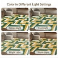 thumbnail image 7 of ODIKA 8'x10' Washable Area Rug Non-Shedding, Easy Care, Geometric Tapered Forms Balanced Composition Covering Hallway for King Size Bedroom Under Bed, Master Suite, 7 of 7