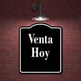 thumbnail image 2 of Venta Hoy Spanish Muestra al aire libre firmar BLACK Aluminum Composite Sign, 20"x24", 2 of 10
