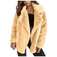 thumbnail image 4 of Cardigan d'Automne et d'Hiver pour Femmes à Manches Longues avec Revers en Polaire Double Face, 4 of 6