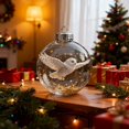 thumbnail image 3 of Nature's Birds Crystal Ornament Set, Hummingbird Christmas Ornament, Cardinal Ornaments for Xmas Tree Memorial Gifts, Clear Plastic Christmas Balls for Room Decor, Holiday Ornaments, 2.8", 3 of 6