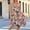 *Hot Pink, variant on ClodeEU Women's Crew Neck Sleeveless Floral Print A Line Midi Dress,Casual Summer Swing Dress Hot Pink,Women's Plus L