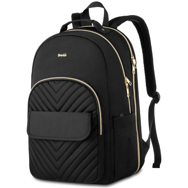 Mochila Breold para portátil, elegante, para mujer, de trabajo, 15.6 pulgadas