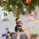 thumbnail image 1 of Colgante de gato para árbol de Navidad, acrílico 2D, adorno navideño colgante, divertido adorno navideño con gatos, adorno navideño, joyería para árbol de Navidad., 1 of 2