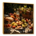 thumbnail image 2 of Designart "Picnic At Nature'S Dining Table II" Meals & Picnics Floater Framed Wall Art Living Room, 2 of 5