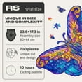 thumbnail image 3 of UNIDRAGON Intergalaxy Butterfly Wooden Jigsaw Puzzle RS 700 Pieces, 3 of 9