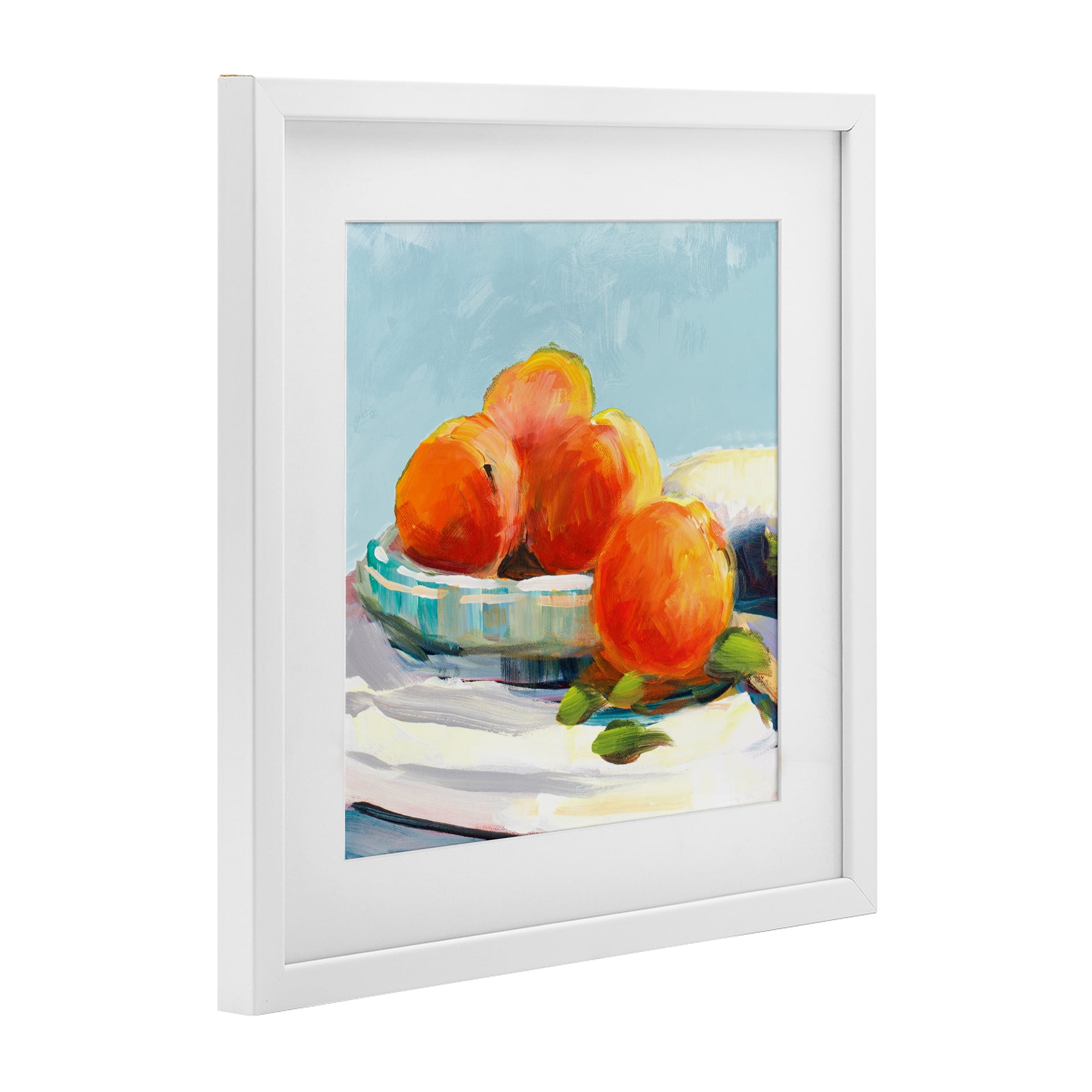 Stupell Industries Citrus Plantation Still Life White Framed Print Under Glass, design by Jane Slivka