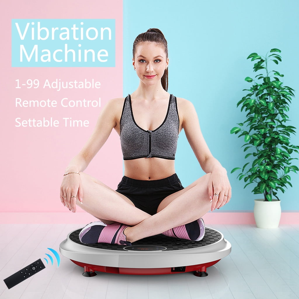 Whole Body Workout Vibration Plate Exercise Machine Fitness Platform Training 