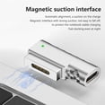 thumbnail image 3 of USB C To for Magsafe2 Adapter, USB C To Magnetic T Tip Adapter Strong Suction PD 100W Auto Alignment  for Air, 3 of 7