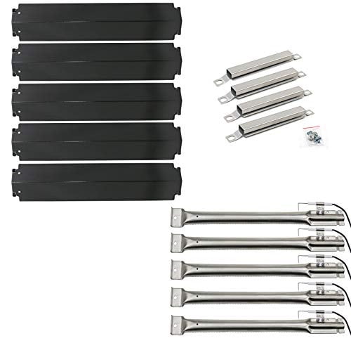 Charbroil Gas Grill Replacement Crossover Tubes and Burners,SS Heat Plates 