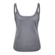 thumbnail image 5 of Camiseta sin mangas de cuero sintético con cuello en V para mujer: camisola lisa, ligeramente elástica, para llevar en ocasiones informales o fiestas, varias tallas, 5 of 5