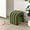 Green, variant on Flouki Ottoman Foot Stool with Channel Tufted, Small Ottoman Bench for Entryway, Modern Velvet Vanity Stool Chair, Upholstered Foot Rest Extra Seat for Living Room (Green)