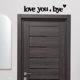 thumbnail image 5 of Letrero «You Bye» Para El Marco De La Puerta De Entrada Letrero «You Bye» Para Colocar Encima De La Puerta Letrero «Warm Family» Para Decoración De San Valentín Con Punto De Pegamento 1 Unidad, 5 of 7