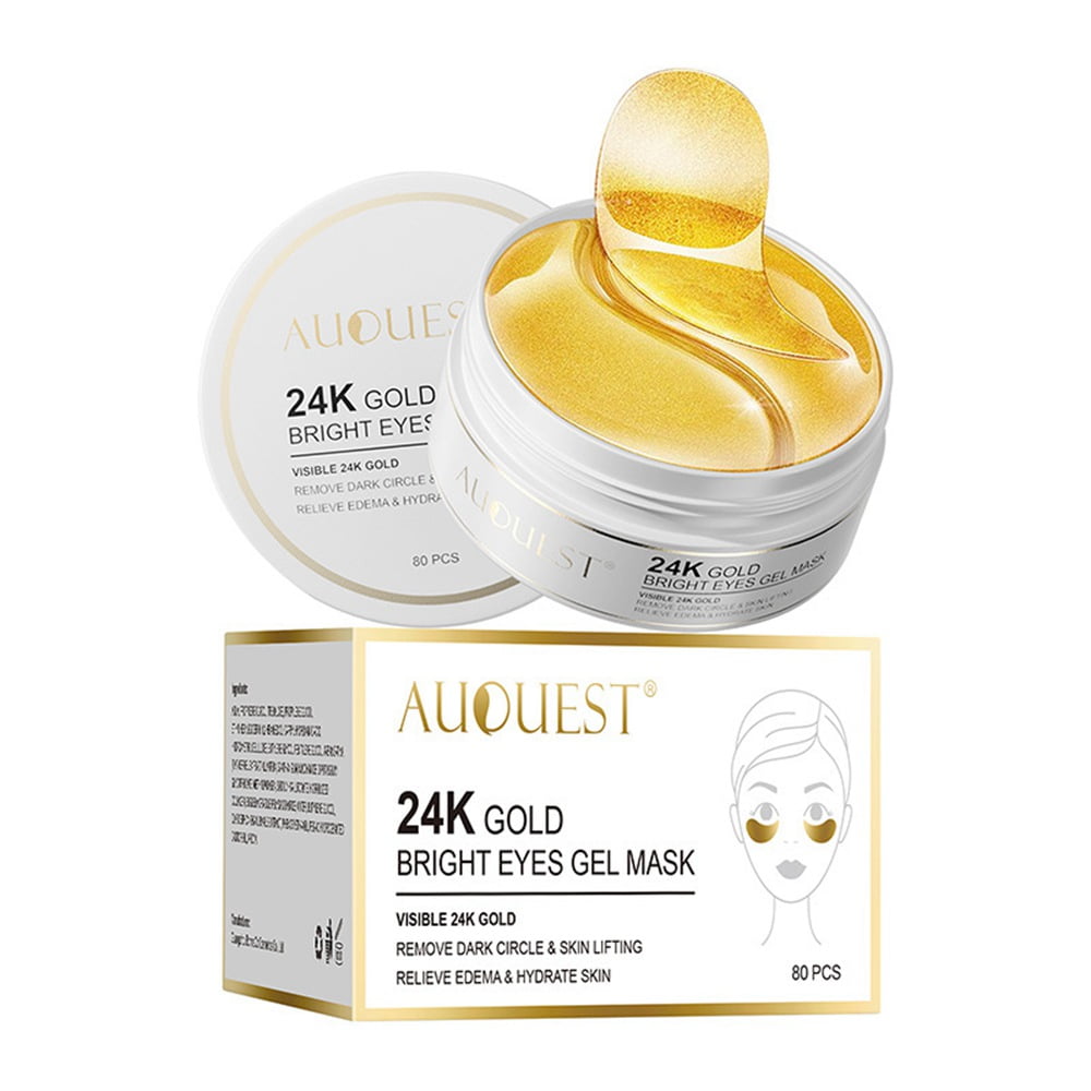 Under Eye Mask 40 Pairs,Reduce Dark Circles,Puffy Eyes,Under Eye Bags, Wrinkles,24K Gold Gel Under Eye Patches,Eye Skin Care Pads
