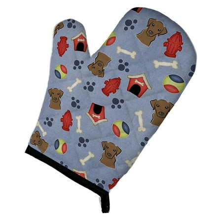 

Carolines Treasures BB4013OVMT Dog House Collection Chocolate Labrador Oven Mitt Large multicolor