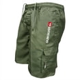 thumbnail image 3 of Pantalones cortos de trabajo multibolsillos de moda, pantalones casuales de quinto pantalón para hombre, 3 of 5