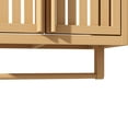 thumbnail image 5 of Smuxee Bamboo Bathroom Storage Cabinet with Bathroom Shelf and Towel Bar,Medicine Cabinet Storage, 5 of 7